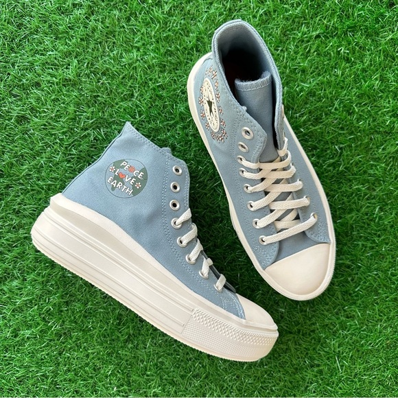 Converse Chuck Taylor Move Hi Cocoon Blue - Picture 7 of 8